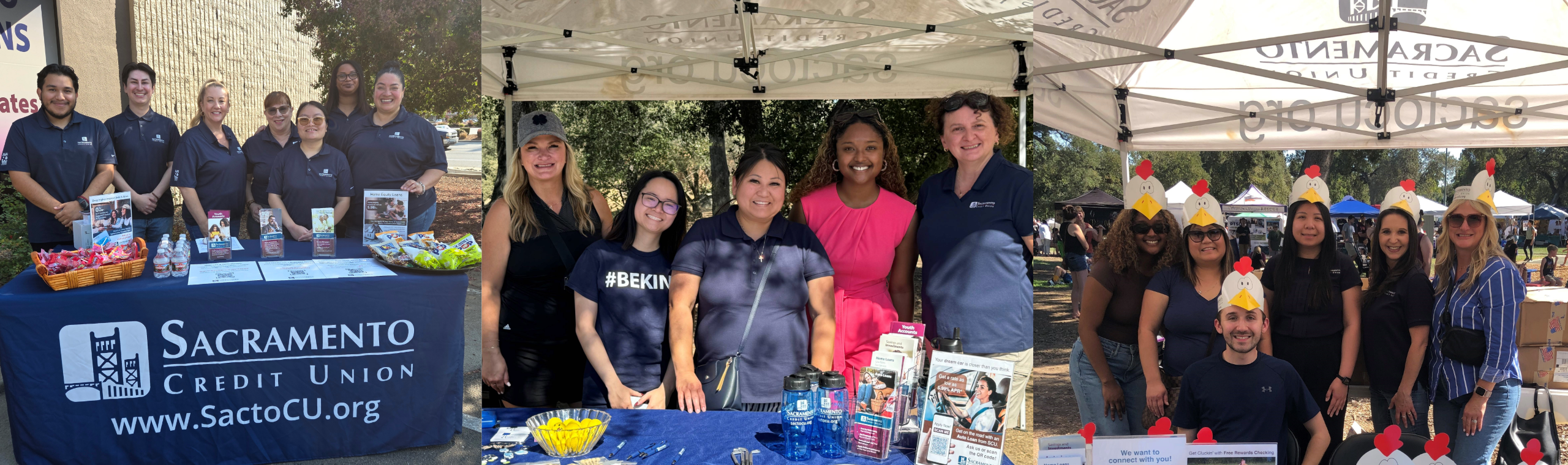 Employees Tabling At Booth