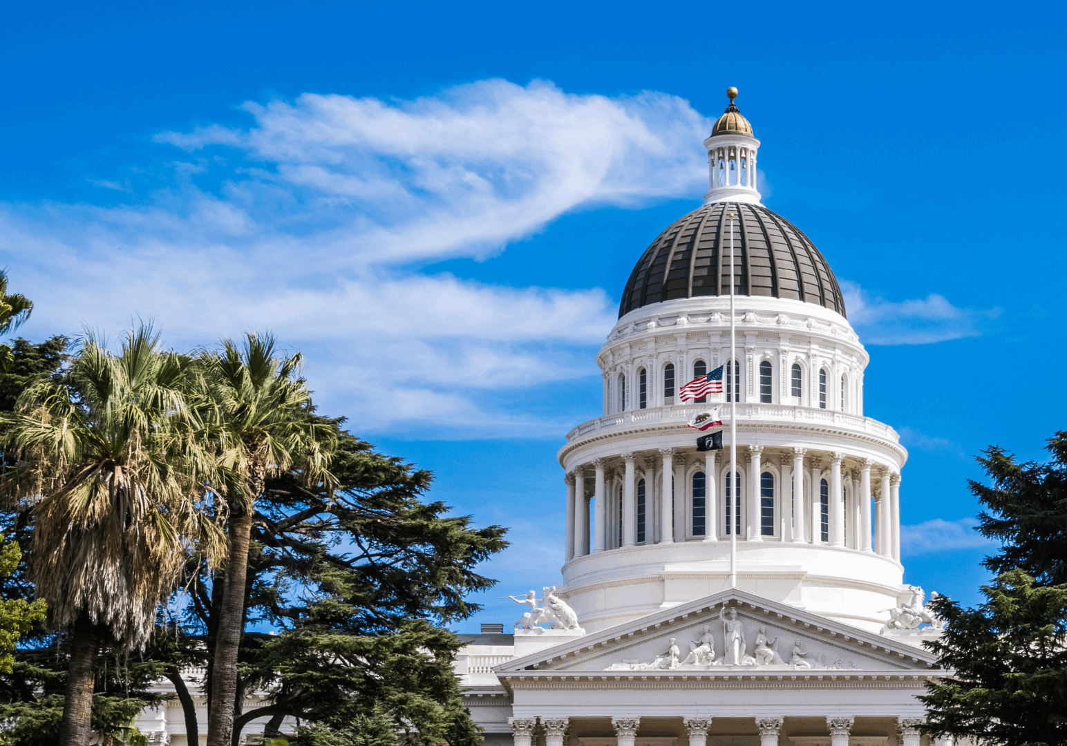 California Capital on a sunny day.